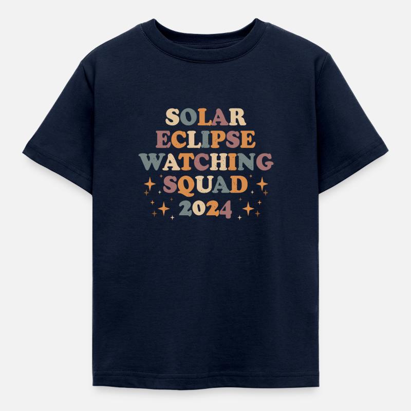 Solar Eclipse 2024 - Kids' T-Shirt - navy