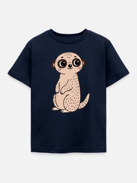 Erdmännchen - Kinder T-Shirt - Navy