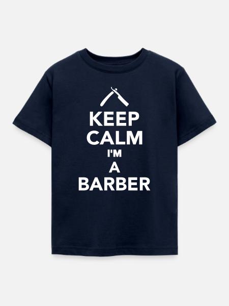 Barbier - Kinder T-Shirt - Navy