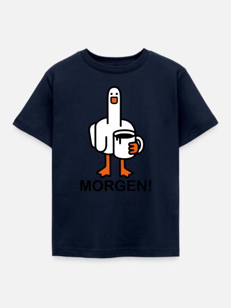 Guten Morgen! - Kinder T-Shirt - Navy