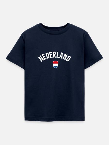 Nederland - Kinder T-Shirt - Navy
