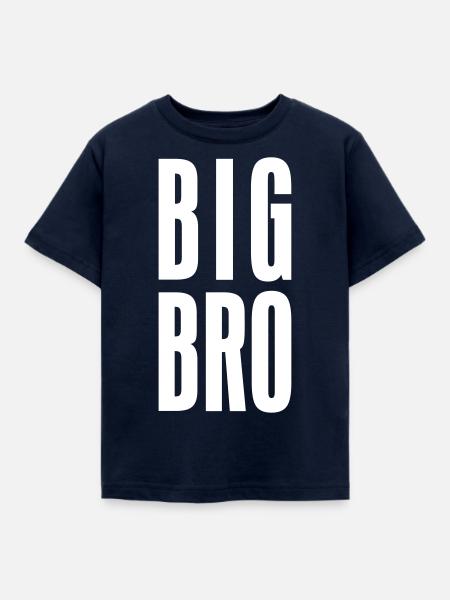 BIG BRO - Kinder T-Shirt - Navy