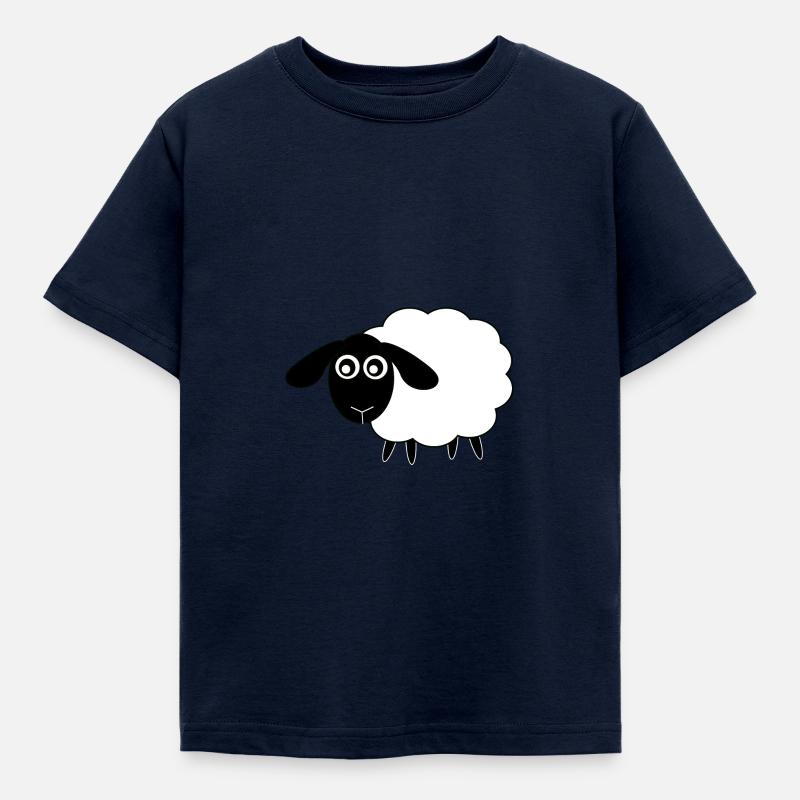 Schaf Geschenk Geschenkidee - Kinder T-Shirt - Navy