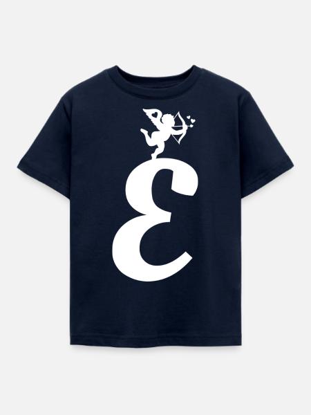 E - Kinder T-Shirt - Navy