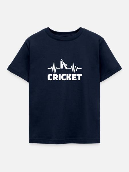 Cricket - Kinder T-Shirt - Navy