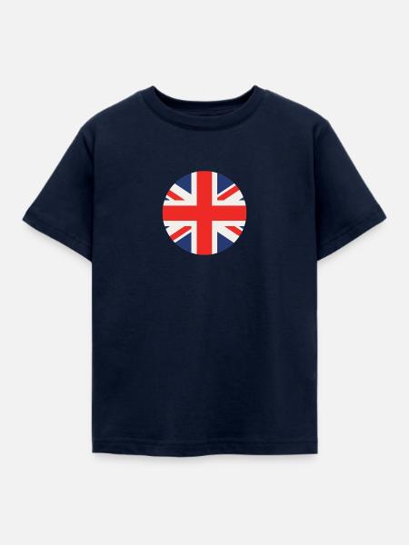 England - Kinder T-Shirt - Navy