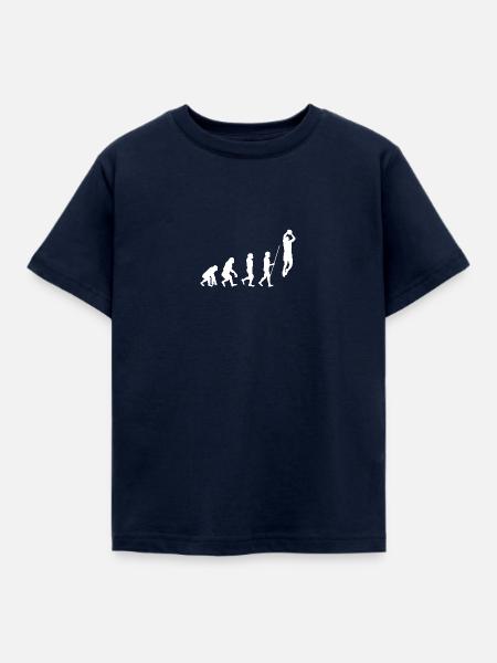 Basketball evolution - Kinder T-Shirt - Navy