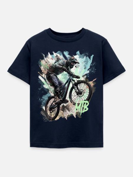 Mtb - Kinder T-Shirt - Navy