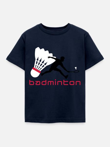 badminton_022011_t_3c - Kinder T-Shirt - Navy