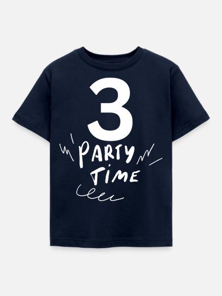 3 - Kinder T-Shirt - Navy