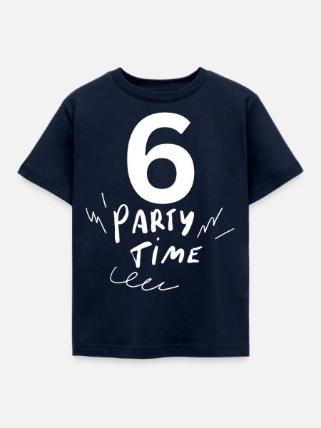 6 - Kinder T-Shirt - Navy