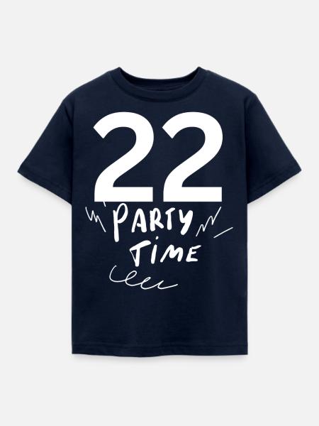 22 - Kinder T-Shirt - Navy