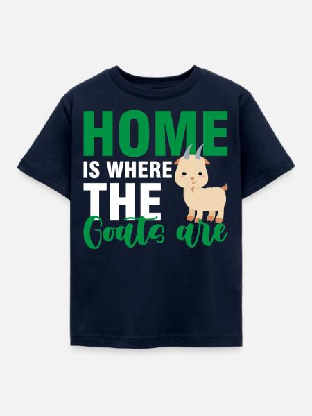 Ziege Geiss - Kinder T-Shirt - Navy