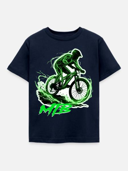 MTB - Kinder T-Shirt - Navy