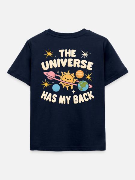 The universe got my back - Kinder T-Shirt - Navy
