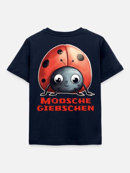 Modschegiebchen Marienkäfer - Kinder T-Shirt - Navy
