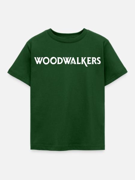 Woodwalkers Film Logo-Schriftzug - Kinder T-Shirt - Forstgrün