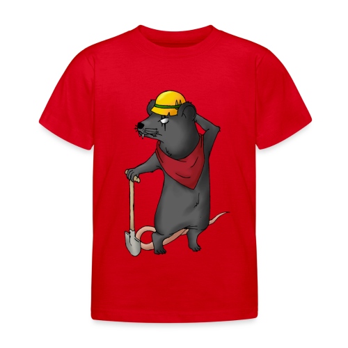 Arbeiter Ratte - Kinder T-Shirt
