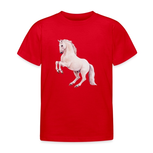 White stallion - Kinder T-Shirt
