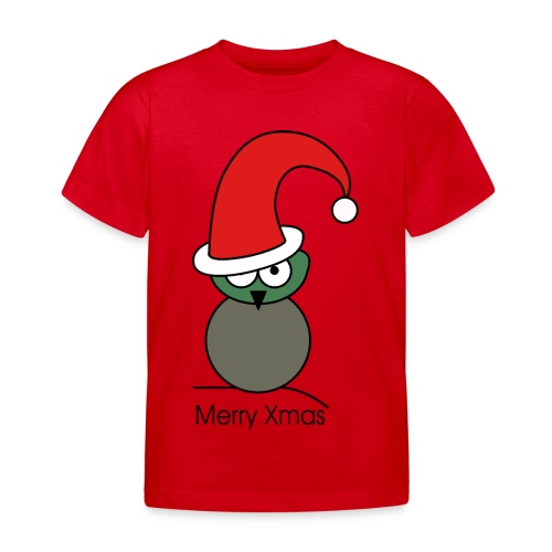 Owl - Merry Xmas - T-shirt Enfant