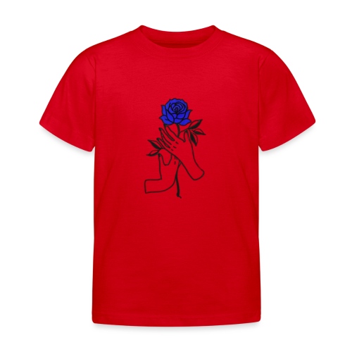Fiore blu - Maglietta per bambini
