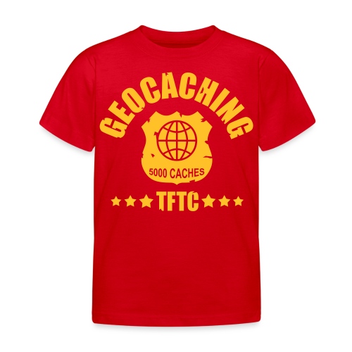 geocaching - 5000 caches - TFTC / 1 color - Kinder T-Shirt