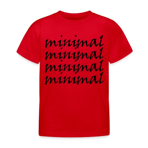 Minimal Design - Kinder T-Shirt