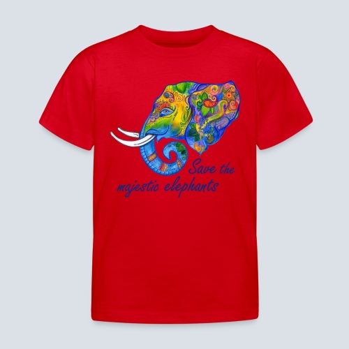 Save the majestic elephants - Kinder T-Shirt