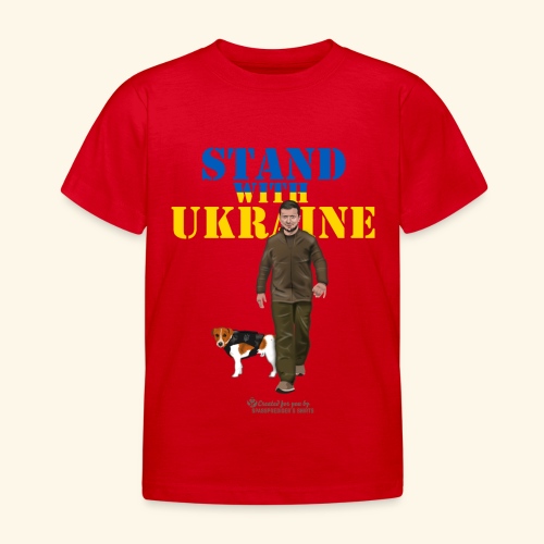 Ukraine Zelensky Patron Stand with Ukraine - Kinder T-Shirt