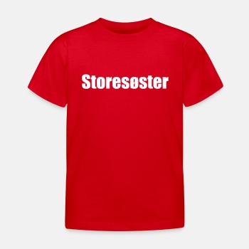 Storesøster - T-skjorte for barn (ca 3-8 år)