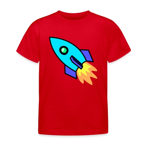 Blue rocket - Kids' T-Shirt
