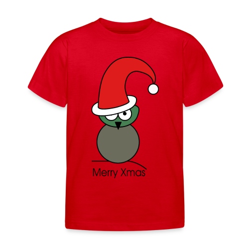 Owl - Merry Xmas - Kids' T-Shirt