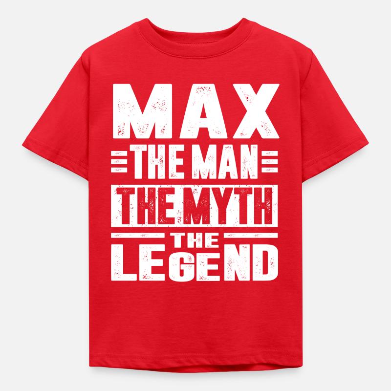 Max - Kinder T-Shirt - Rot