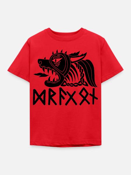 Der kleine Ärger des Waldes - Kinder T-Shirt - Rot