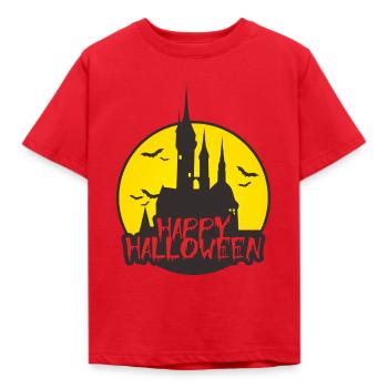 Happy Halloween - Kids' T-Shirt - red - Front - AI Model Kid Male (0cm)