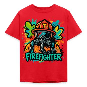 Code Red - Streetstyle Fire Unit - Kids' T-Shirt - red - Front - AI Model Kid Male (0cm)