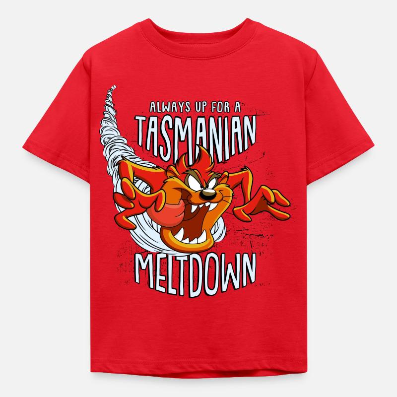 Looney Tunes Tasmanian Devil Meltdown - Lasten t-paita - punainen