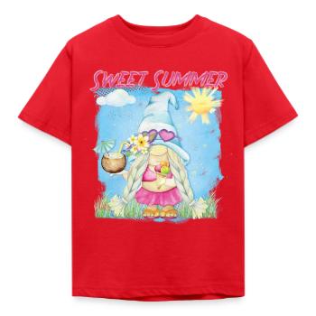 Doux-buzzer - T-shirt Enfant - rouge - Devant - AI Model Kid Male (0cm)