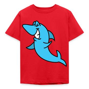 Hai Sourire - T-shirt Enfant - rouge - Devant - AI Model Kid Male (0cm)