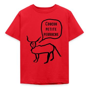 coucou petite perruche françois embrouille tshirt - T-shirt Enfant - rouge - Devant - AI Model Kid Male (0cm)