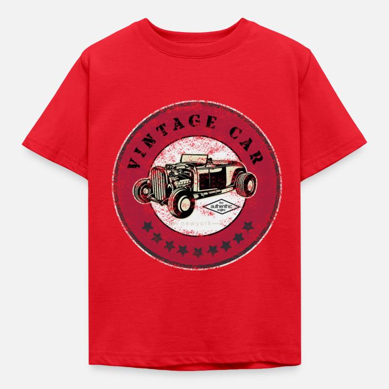 Voiture Oldtimer - T-shirt Enfant - rouge