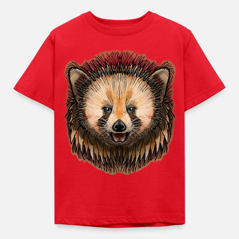 Redd the Foxx by Jon Ball - Kids' T-Shirt - red