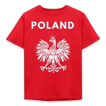 Drapeau Pologne pays sport sport - T-shirt Enfant - rouge - Devant - AI Model Kid Male (0cm)