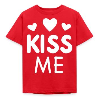 Embrasse-moi - T-shirt Enfant - rouge - Devant - AI Model Kid Male (0cm)