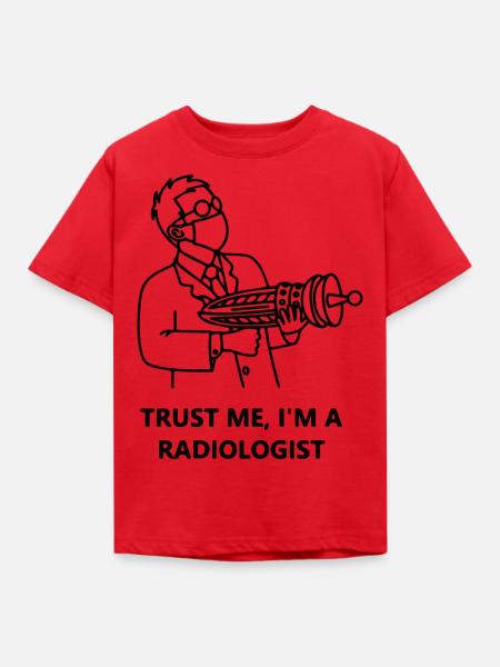 Radiologe - Kinder T-Shirt - Rot