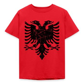 Albanie aigle cadeau albanais - T-shirt Enfant - rouge - Devant - AI Model Kid Male (0cm)