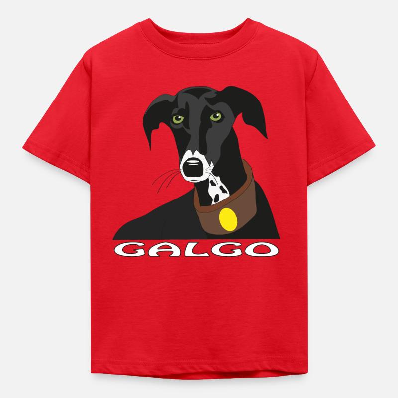 Galgo - T-shirt Enfant - rouge