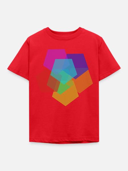 Bunt - Kinder T-Shirt - Rot