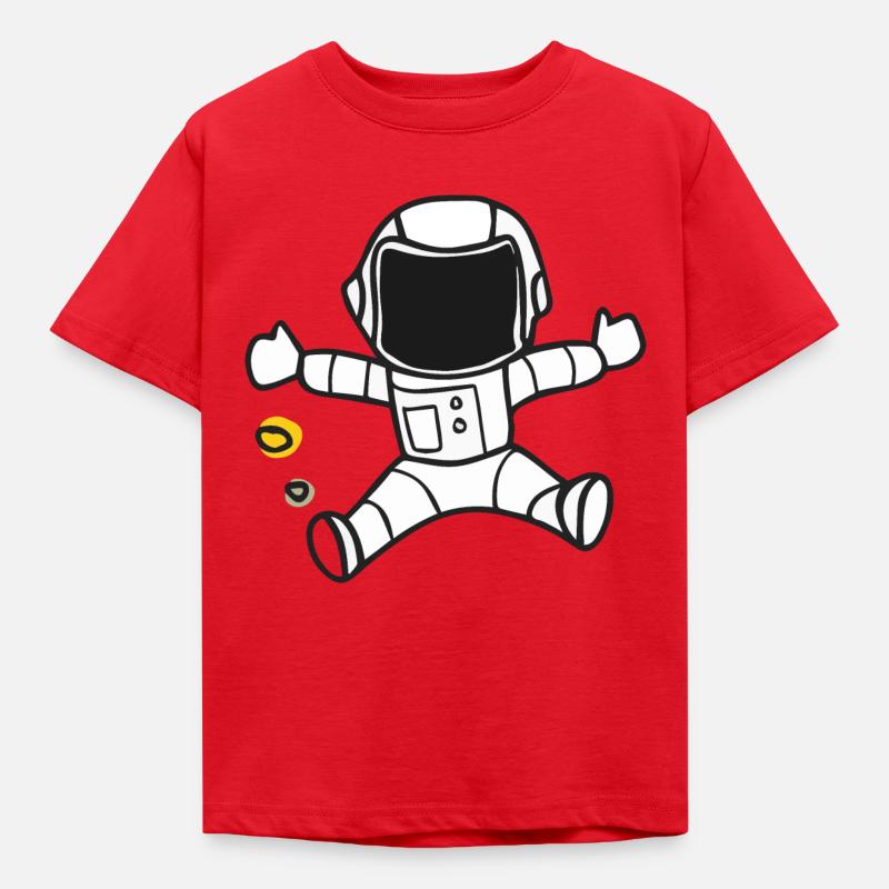 Astronaut - Kids' T-Shirt - red