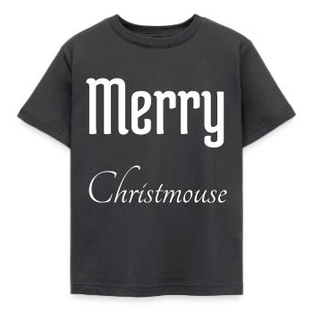 cat present clipart birthday birthday present - Kinder T-Shirt - Dunkelgrau - Vorne - AI Model Kid Female (0cm)